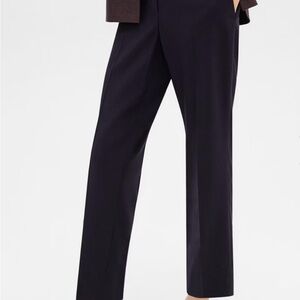 Theory Navy Straight Leg Women's Pants